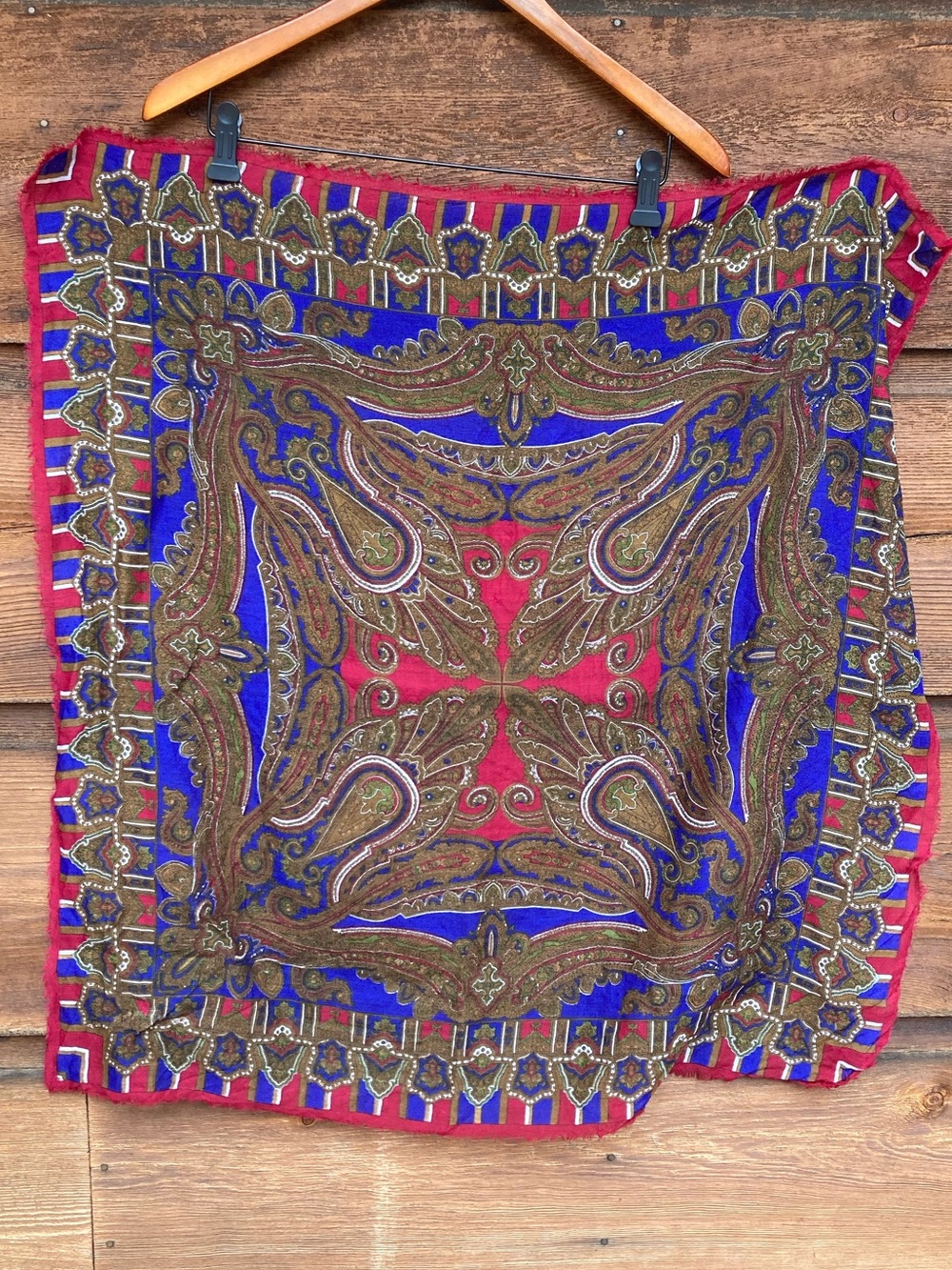 Wool Vintage Large Scarf